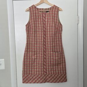 Boden 100% Wool Tweed Dress Size 10
